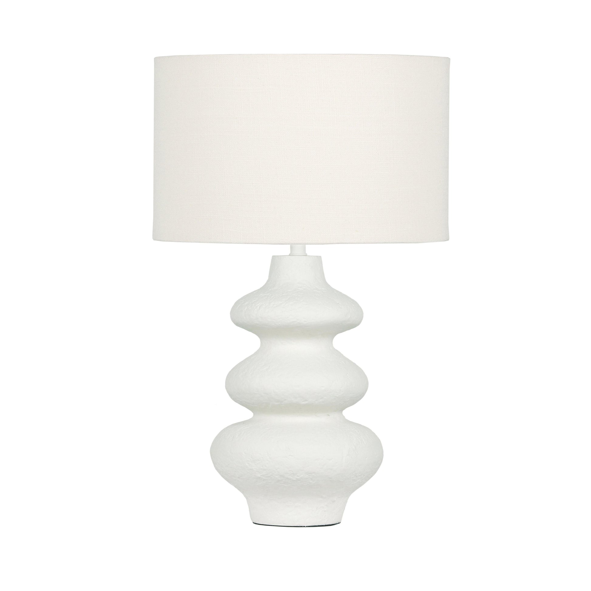 Riviera Cream Textured Table Lamp - Default Variant