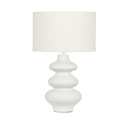Riviera Cream Textured Table Lamp - Default Variant