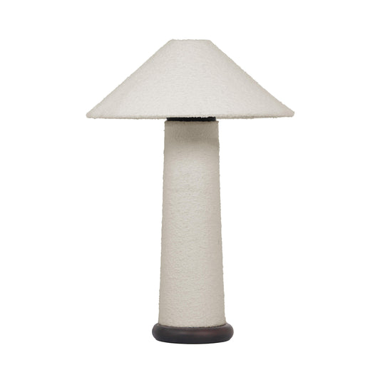 Faith White Boucle Table Lamp - Default Variant