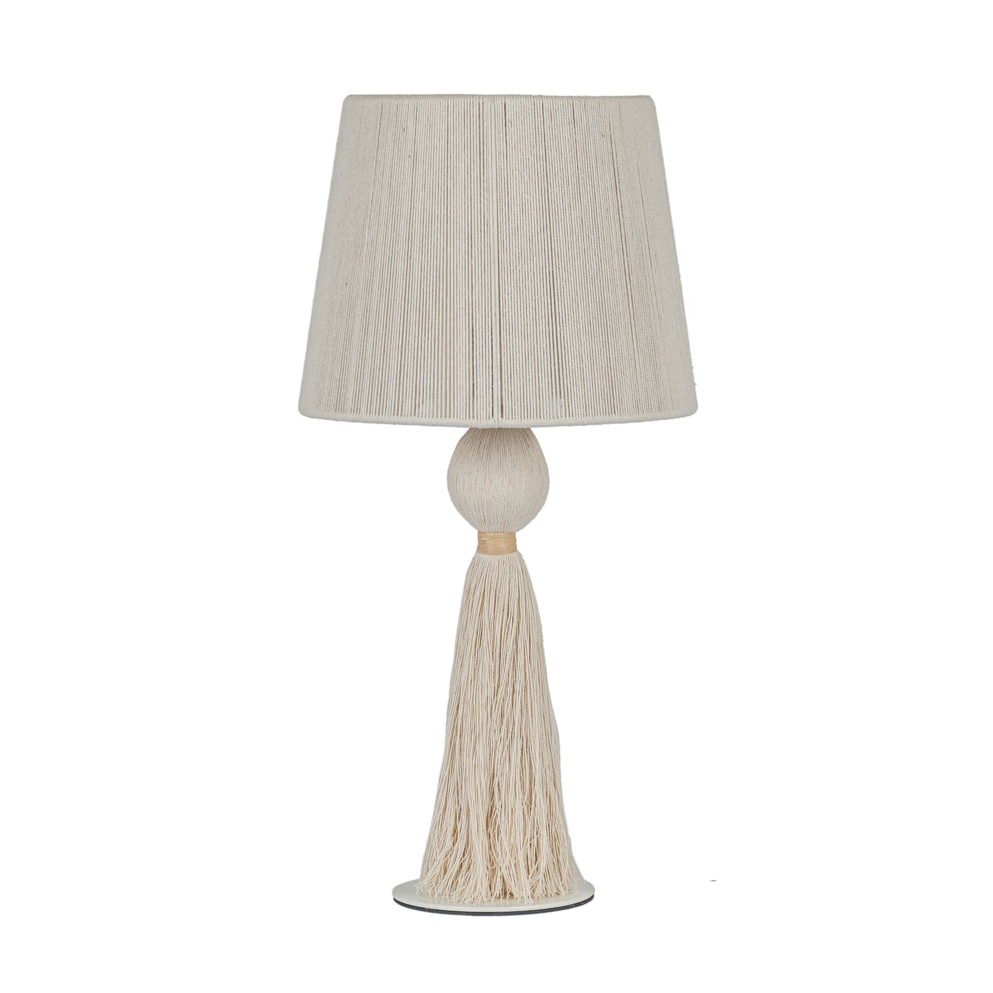 Samba White Cotton Table Lamp - Default Variant