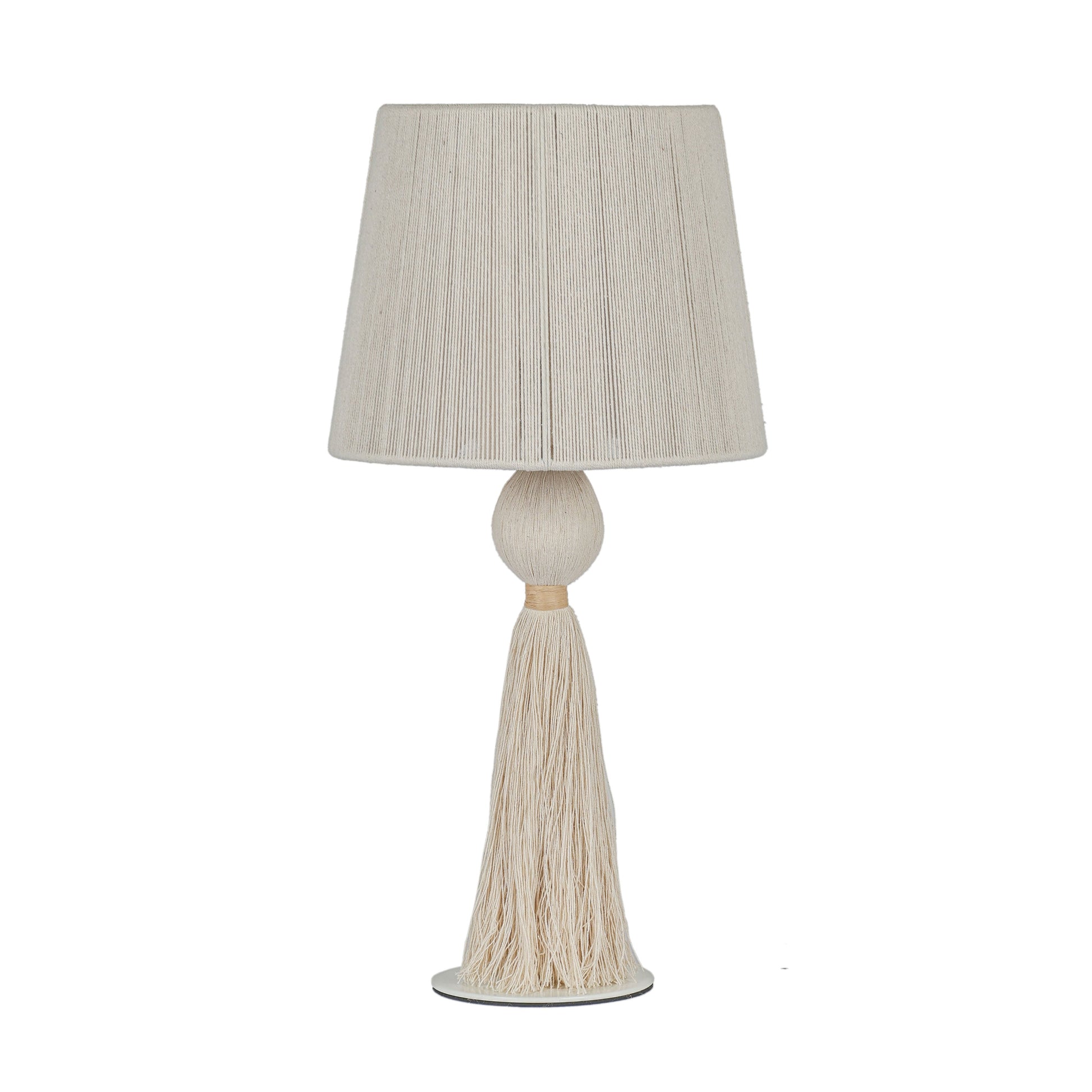 Samba White Cotton Table Lamp - Default Variant