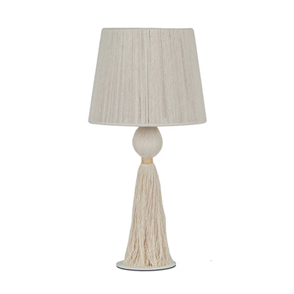 Samba White Cotton Table Lamp - Default Variant