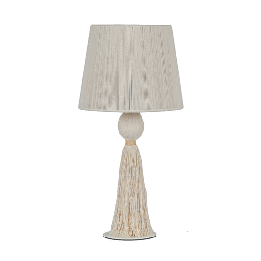 Samba White Cotton Table Lamp - Default Variant