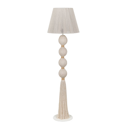 Samba White Cotton Floor Lamp - Default Variant