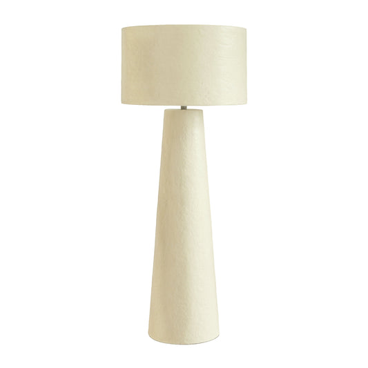 Yala Cream Papier Mache Floor Lamp - Default Variant