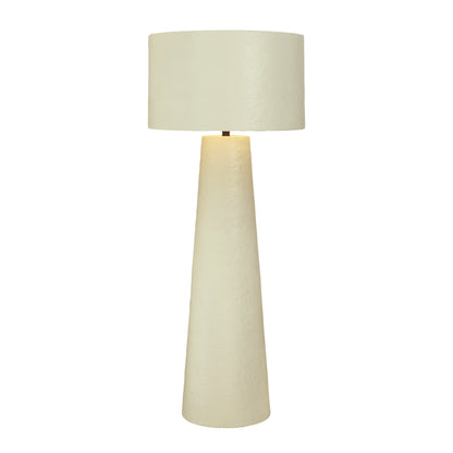Yala Cream Papier Mache Floor Lamp