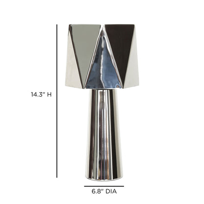 Polished Nickel Table Lamp
