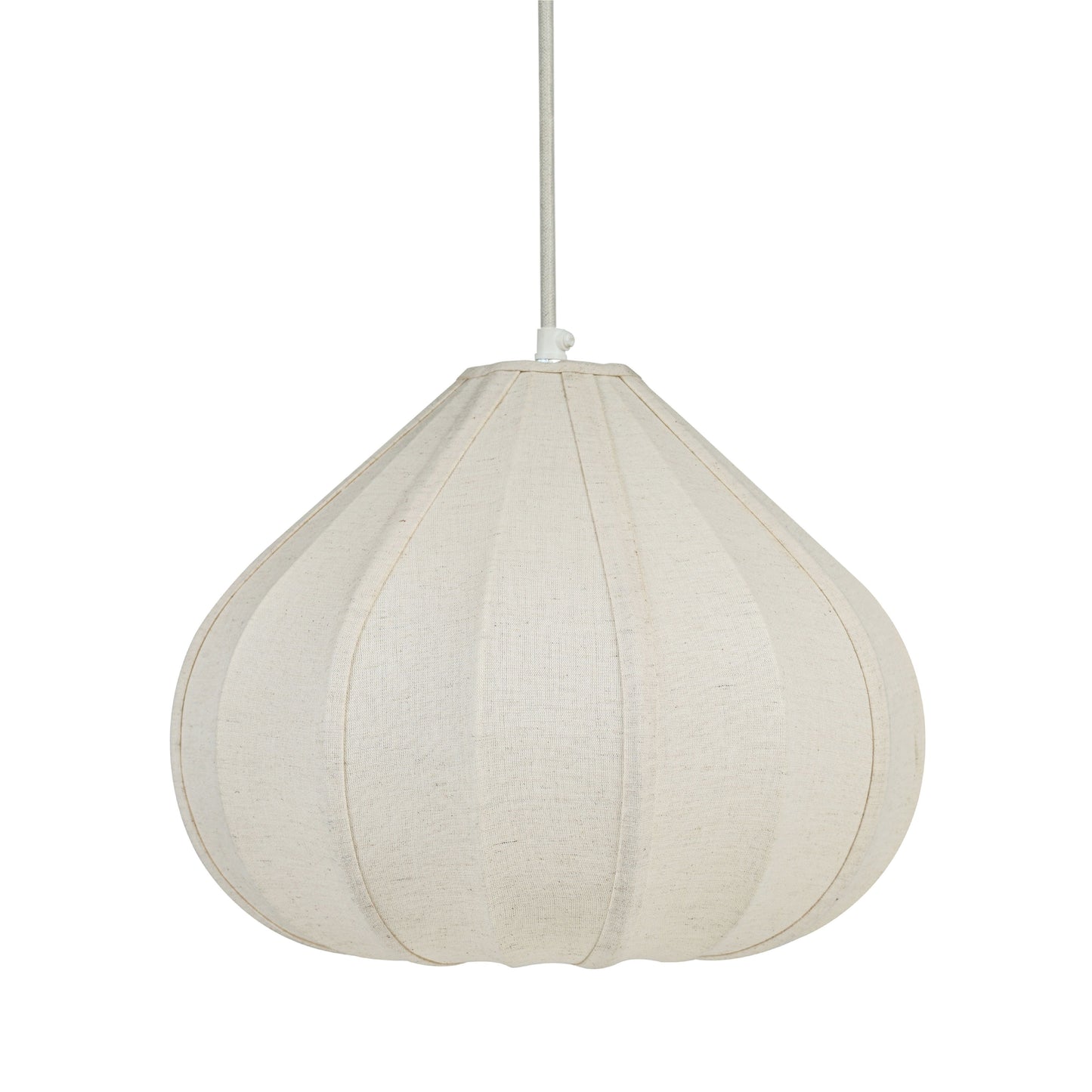 Zubeda Cotton Teardrop Pendant Lamp - Small