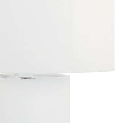 Cleopatra Cream Linen Floor Lamp