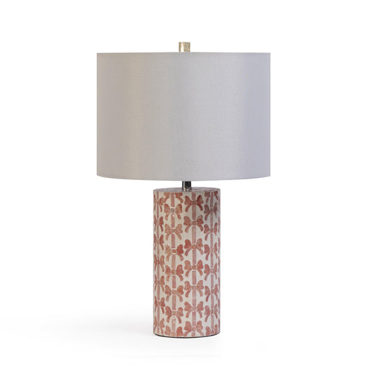 Lassy Pink Ribbon Capiz Shell Table Lamp - Default Variant