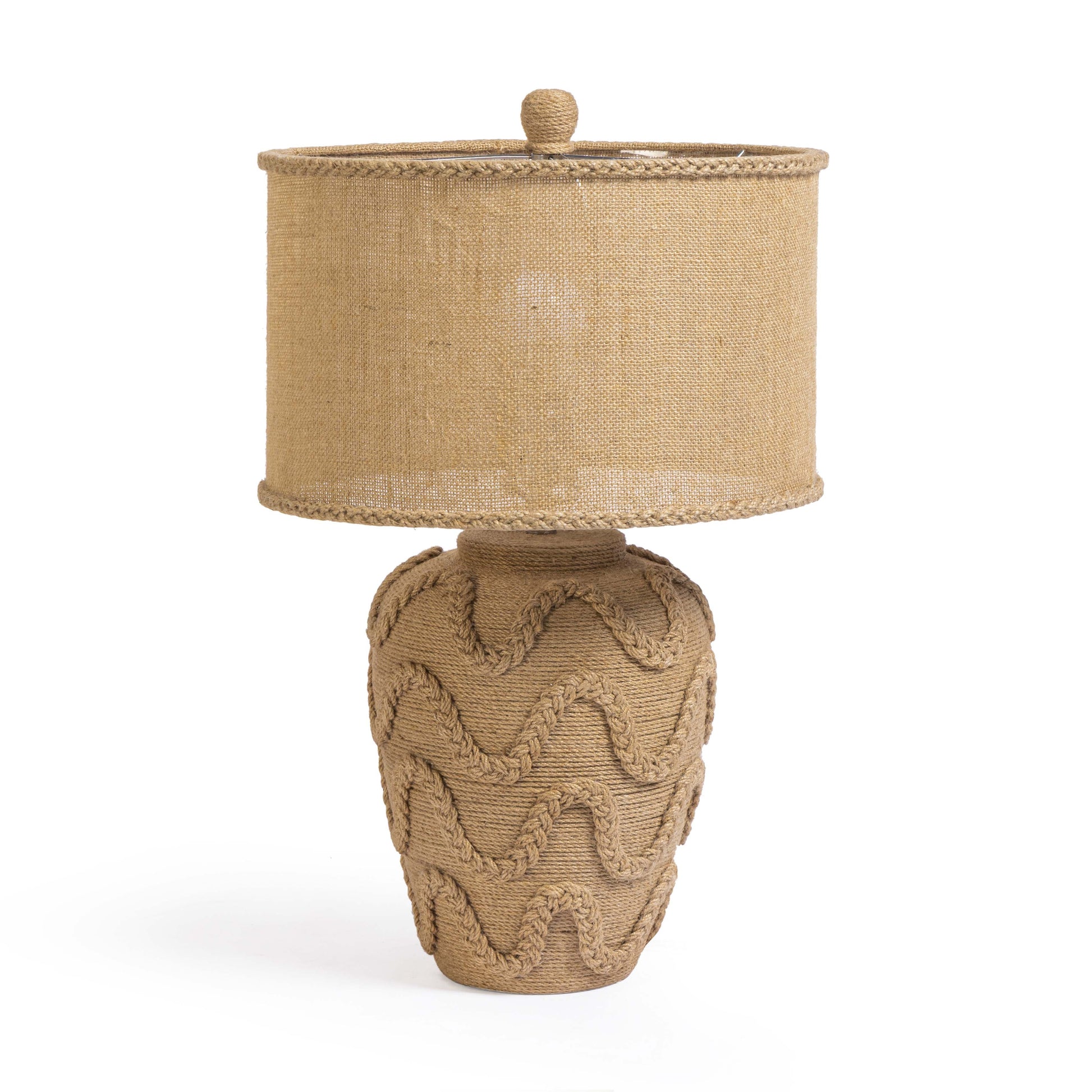 Baha Natural Bamboo Jute Table Lamp - Default Variant