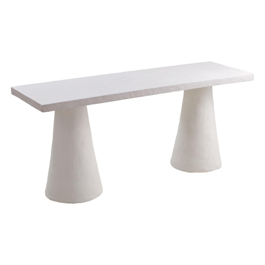 Dayana 68.5" Desk in Faux Plaster - Default Variant