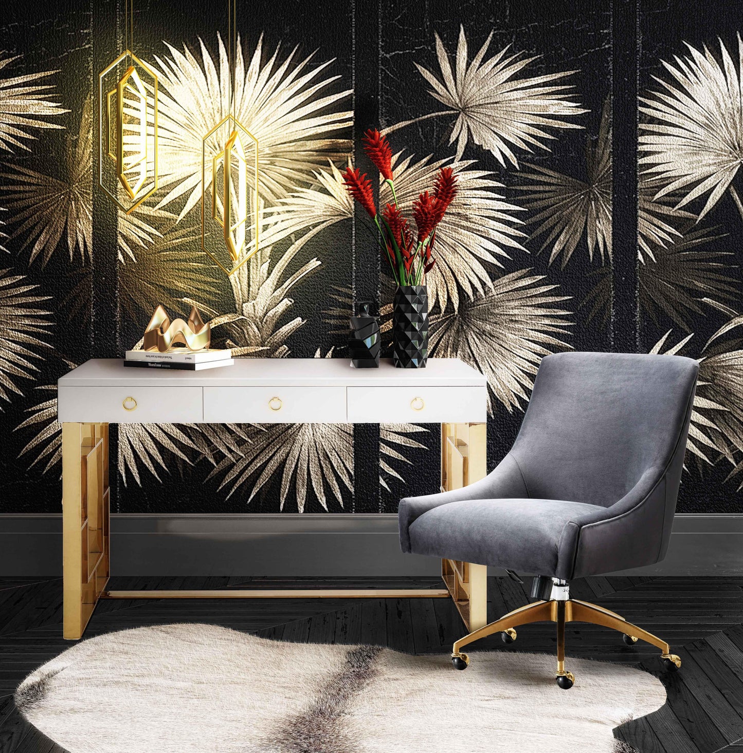 Beatrix Performance Velvet Office Swivel Chair
