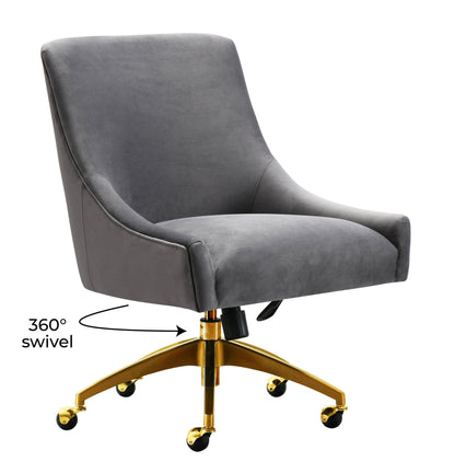 Beatrix Performance Velvet Office Swivel Chair