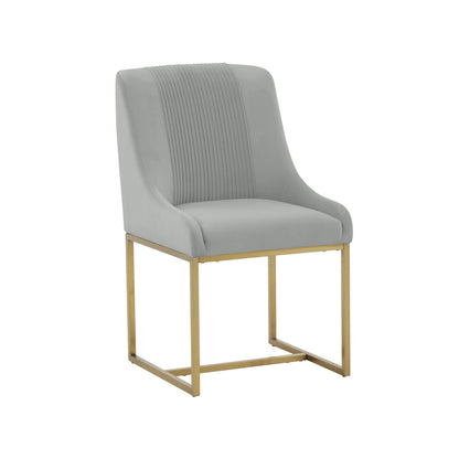 Lisa Pleated Performance Velvet Dining Chair by Inspire Me! Home Decor