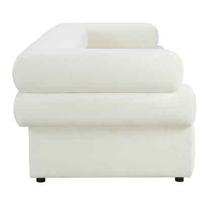 Elsa 98" Performance Fabric Sofa by Inspire Me! Home Decor
