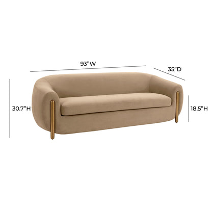 Lina 93" Performance Fabric Sofa by Inspire Me! Home Decor