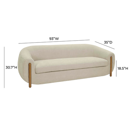 Lina 93" Performance Fabric Sofa by Inspire Me! Home Decor