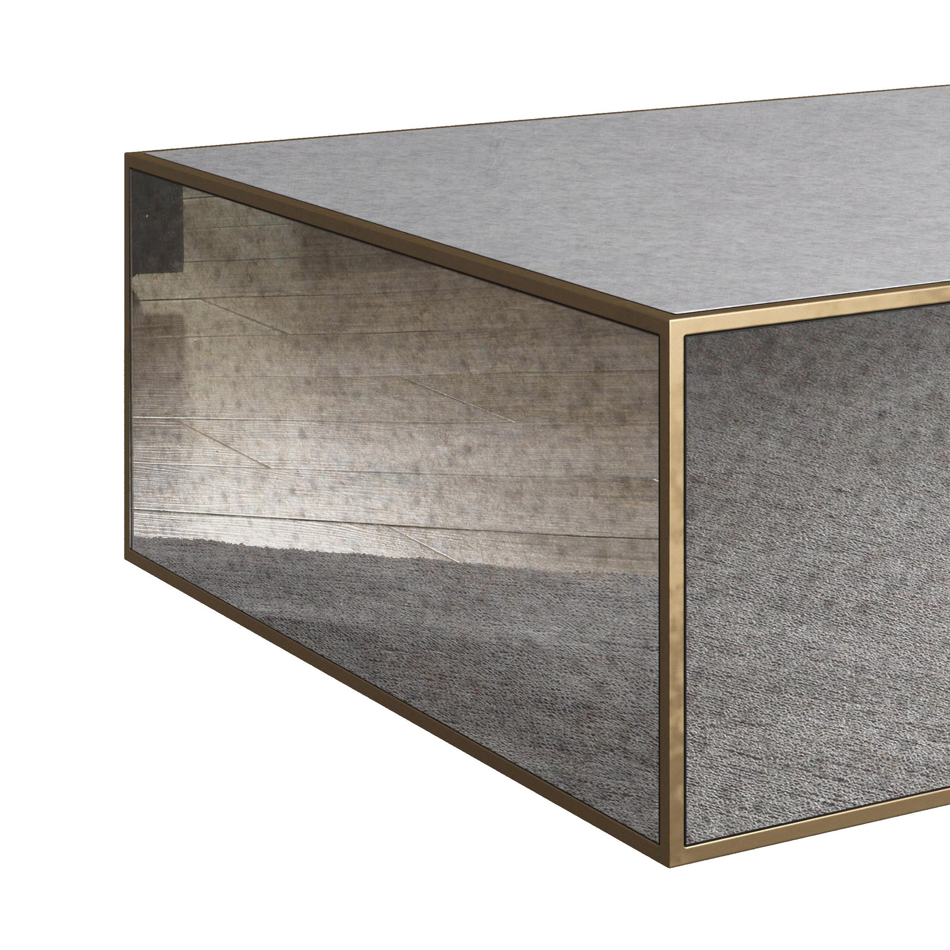 Lana Mirrored Coffee Table by Inspire Me! Home Decor (43"-48")