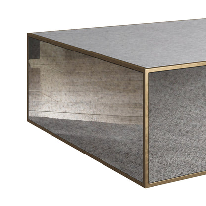Lana Mirrored Coffee Table by Inspire Me! Home Decor (43"-48")