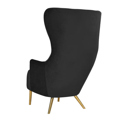 Julia Performance Velvet Wingback Accent Chair by Inspire Me! Home Decor