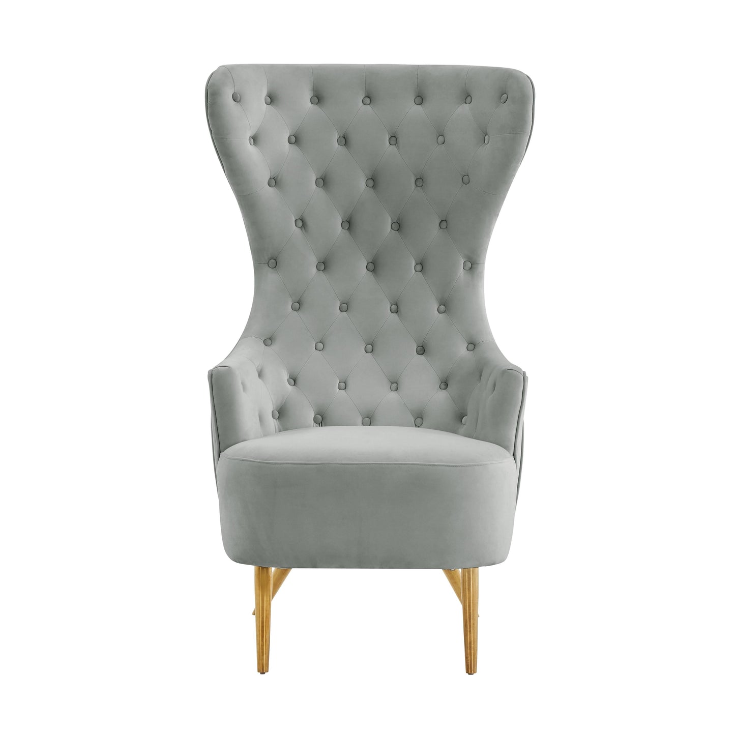 Jezebel Performance Velvet Wingback Accent Chair by Inspire Me! Home Decor