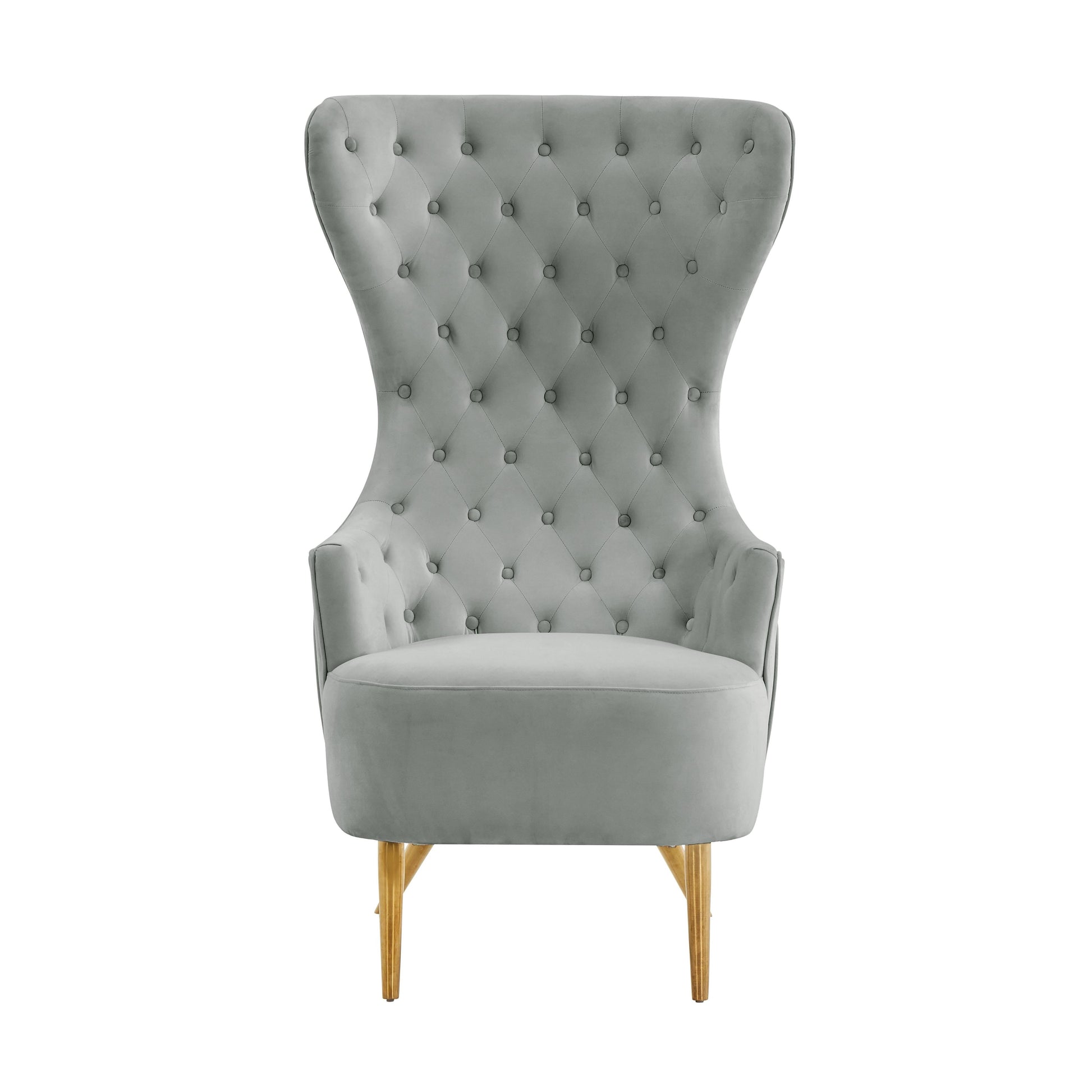 Jezebel Performance Velvet Wingback Accent Chair by Inspire Me! Home Decor