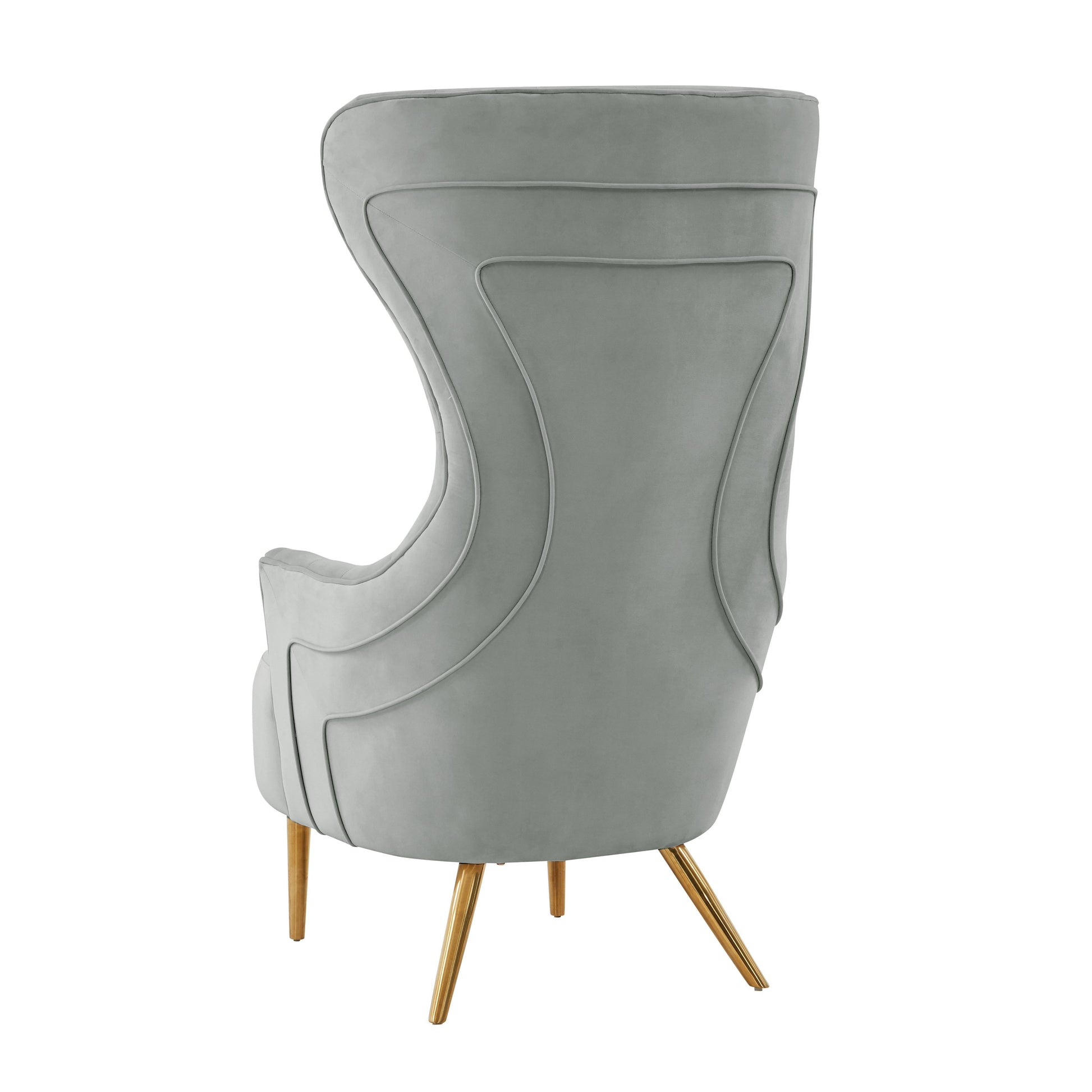 Jezebel Performance Velvet Wingback Accent Chair by Inspire Me! Home Decor