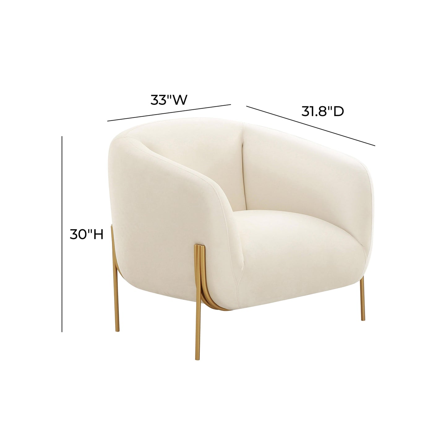 Kandra Performance Velvet Accent Chair by Inspire Me! Home Decor