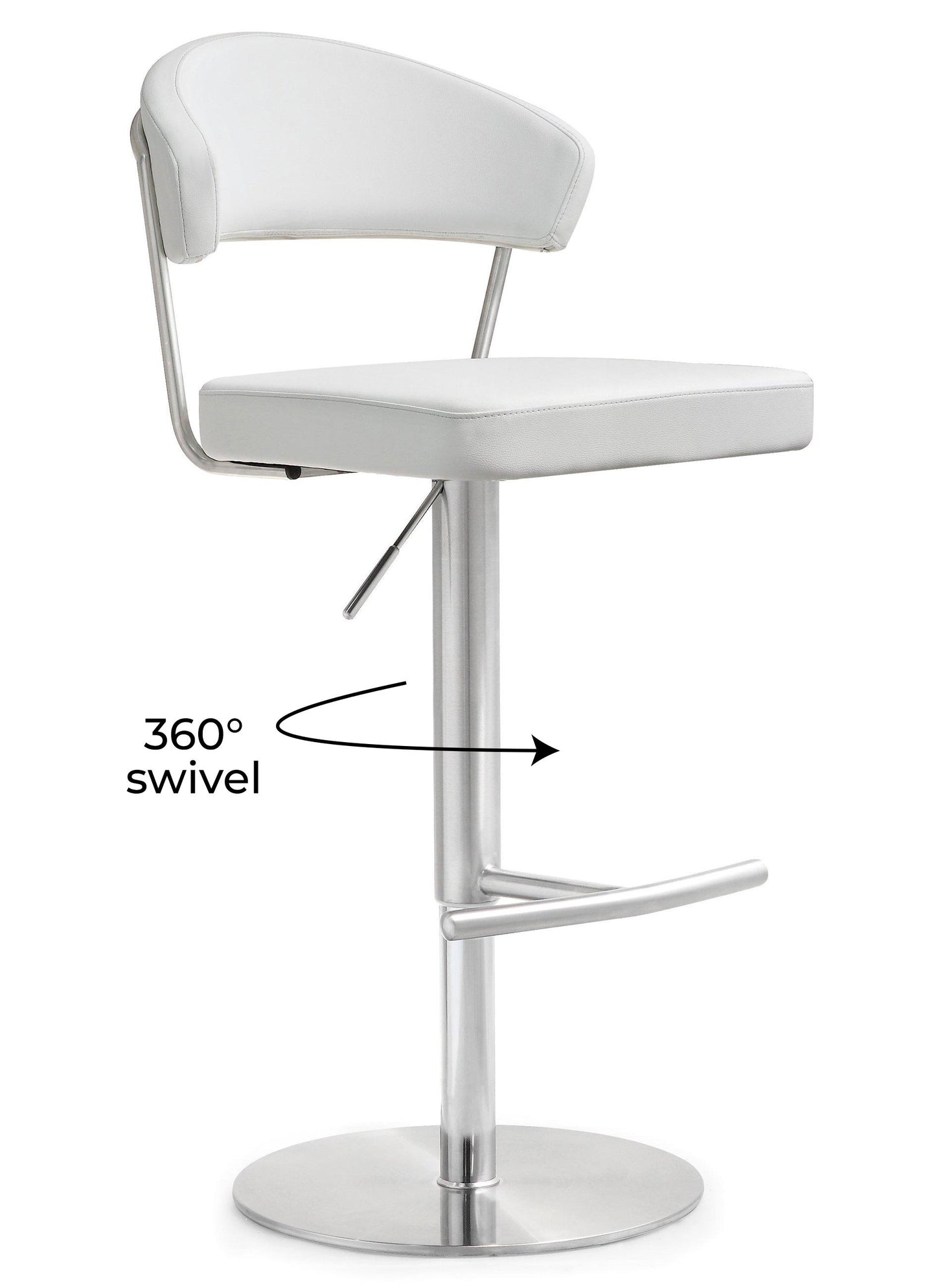 Cosmo Performance Vegan Leather Adjustable Stool