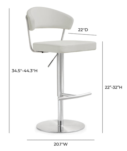 Cosmo Performance Vegan Leather Adjustable Stool