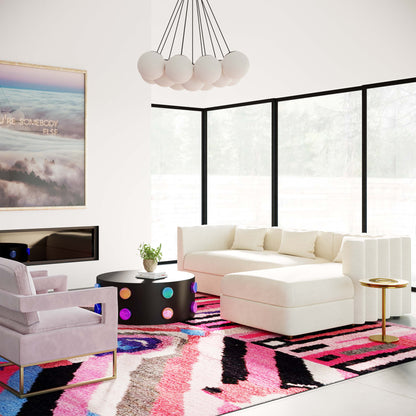 Callie 2-Piece Performance Velvet L-Shaped Sectional
