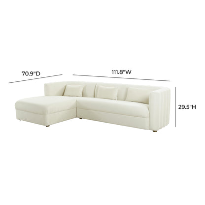 Callie 2-Piece Performance Velvet L-Shaped Sectional