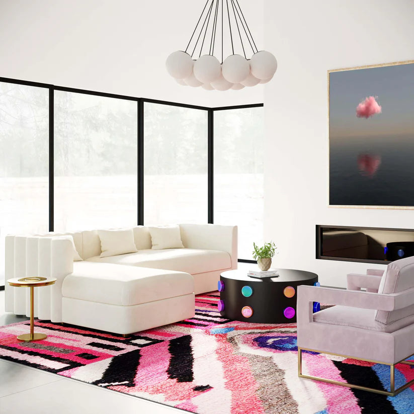 Callie 2-Piece Velvet L-Shaped Sectional LAF