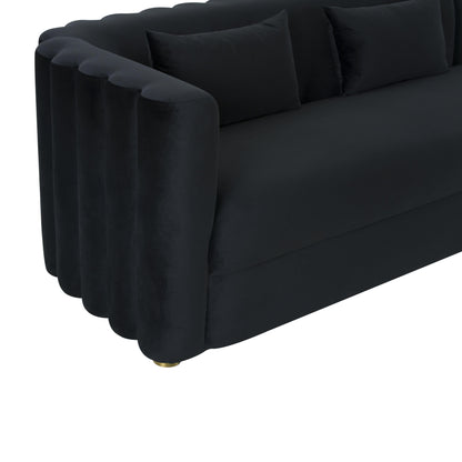 Callie 2-Piece Performance Velvet L-Shaped Sectional