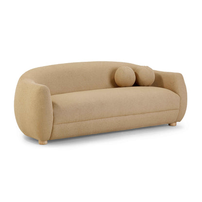 Judy 80" Contract-Grade Boucle Sofa - Honey