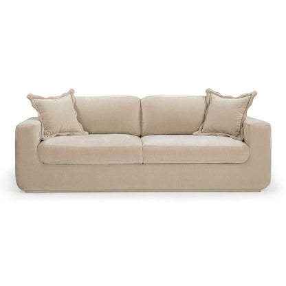 Miri 90.5" Upcycled Contract-Grade Washed Velvet Sofa