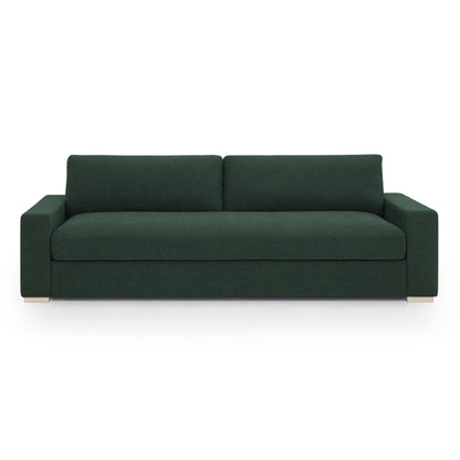 Beckham 96" Performance Chenille Sofa - Green