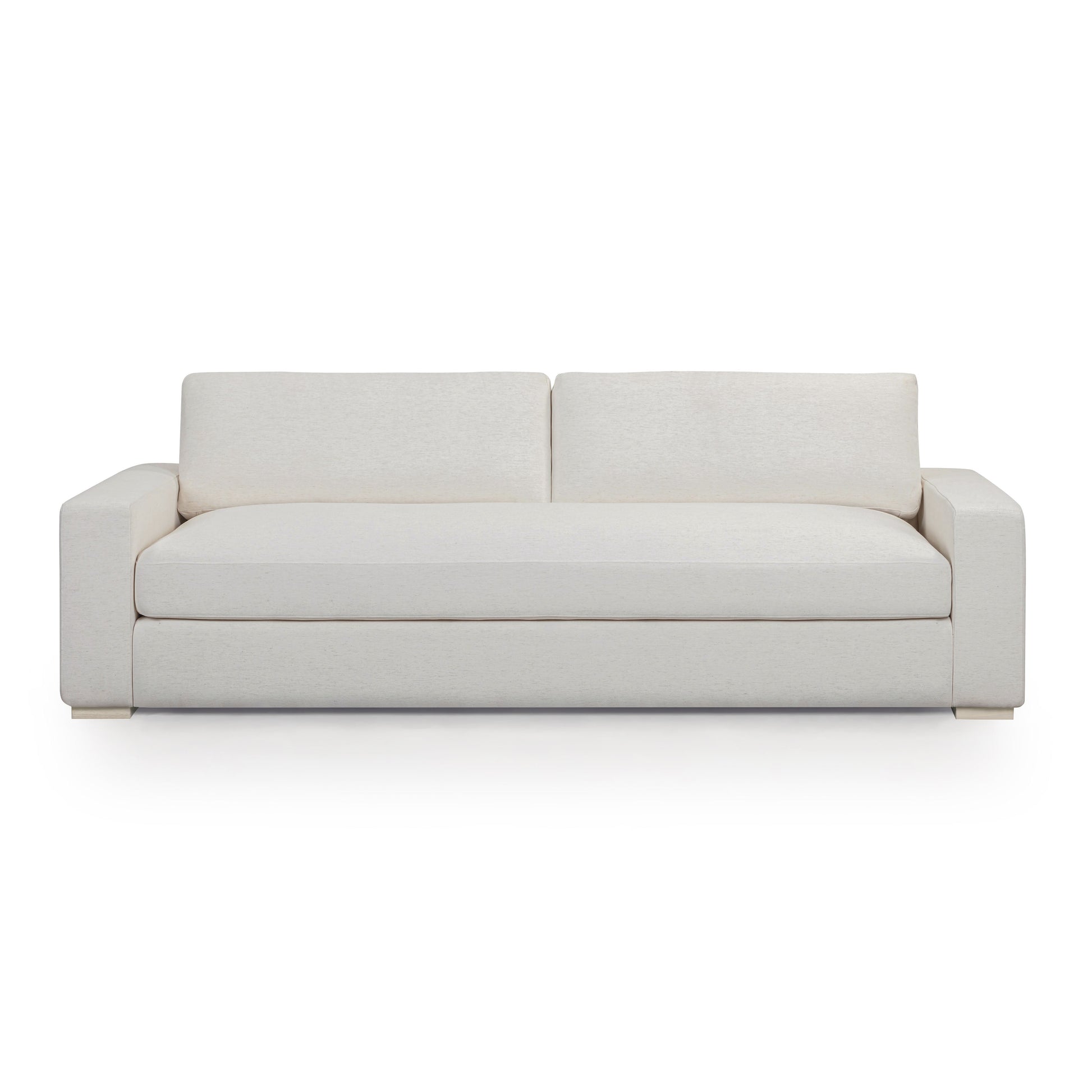 Beckham 96" Upcycled Performance Chenille Sofa - Cream