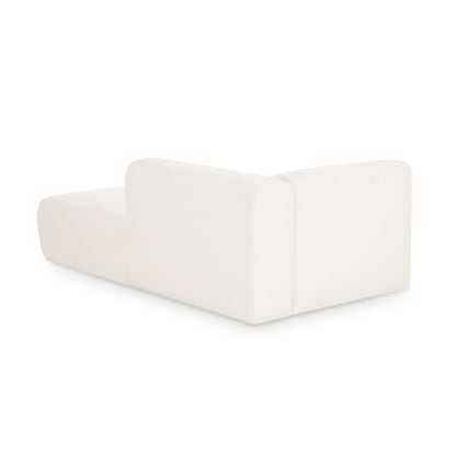 Tarra Cream Performance Chenille Modular Chaise