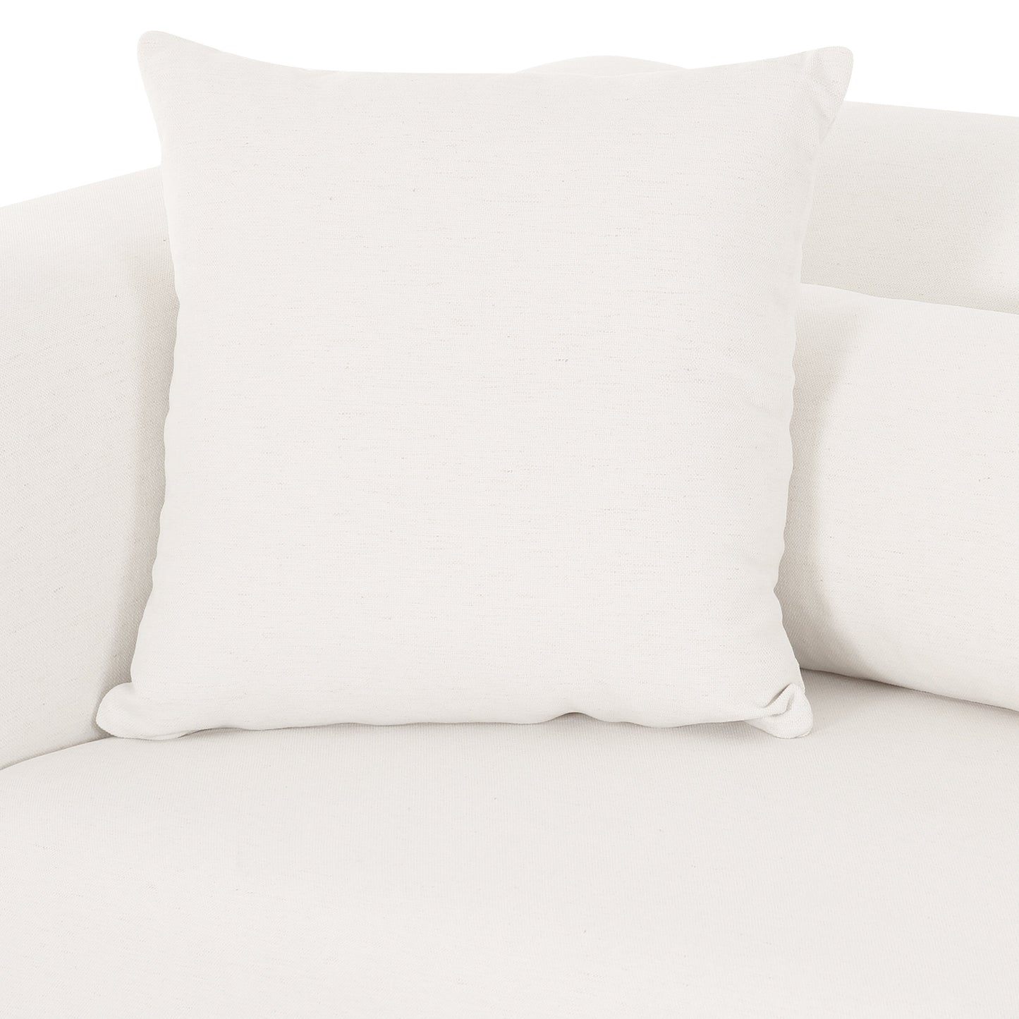 Tarra Cream Performance Chenille Modular Corner Chair