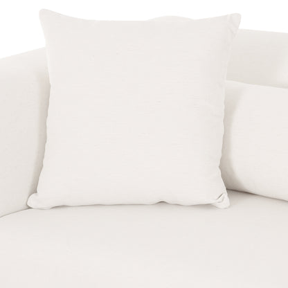 Tarra Cream Performance Chenille Modular Corner Chair