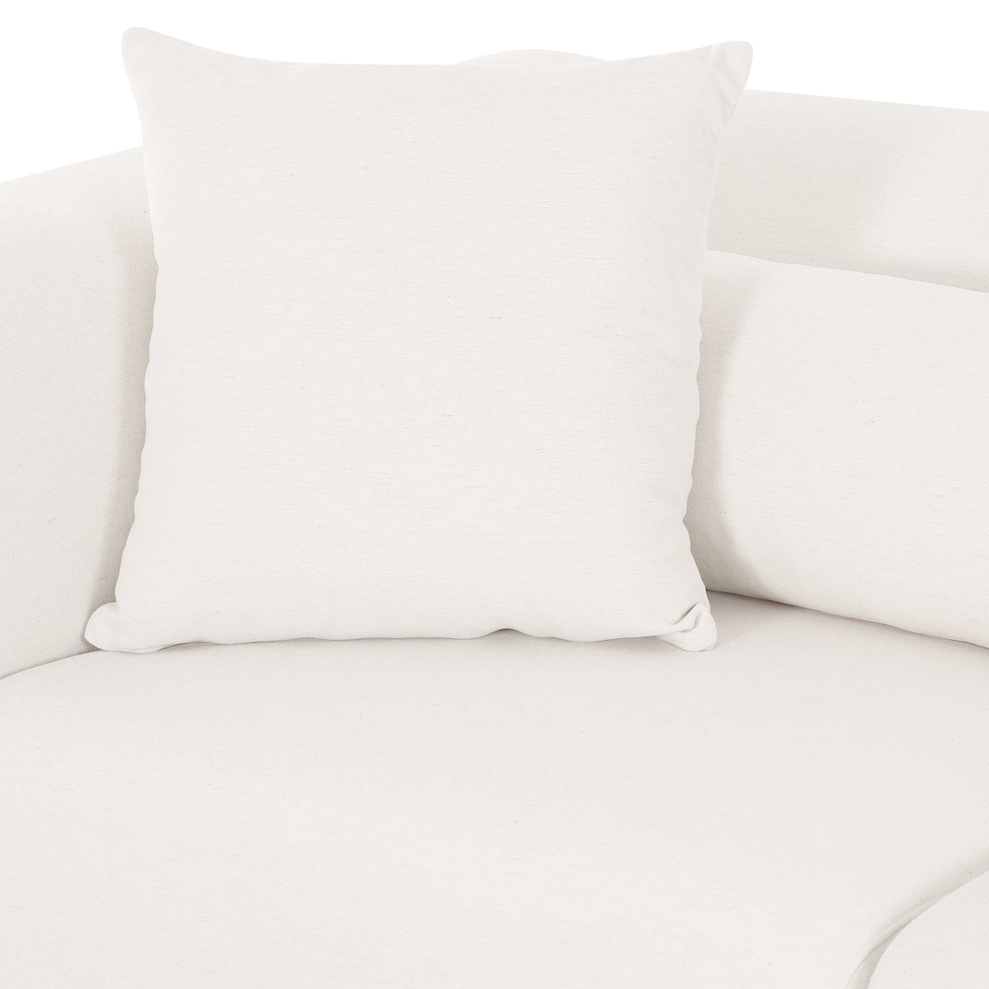 Tarra 118" Cream Performance Chenille Modular Sofa