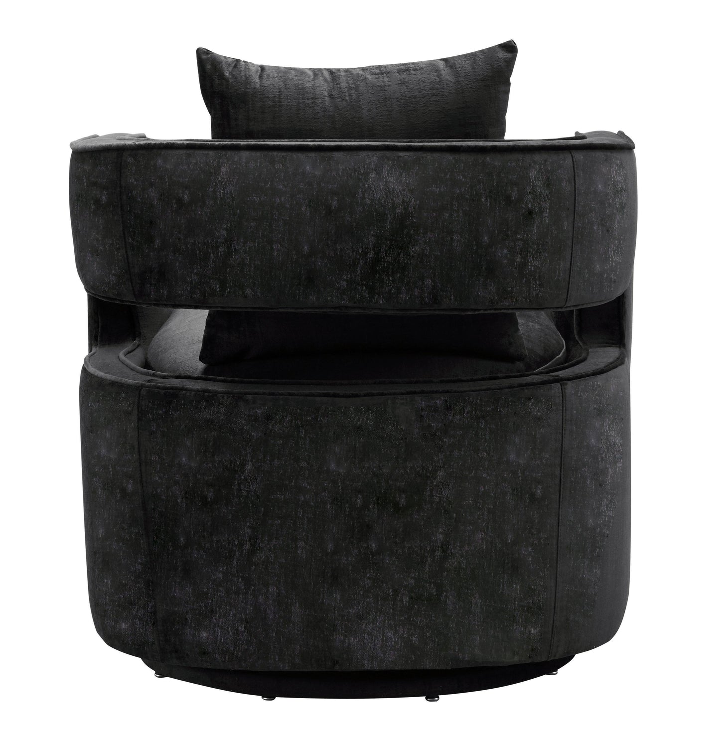 Kennedy Performance Velvet Swivel Accent Chair