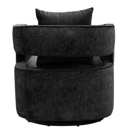 Kennedy Performance Velvet Swivel Accent Chair