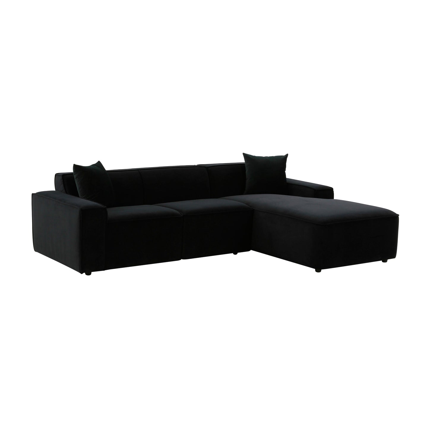 Olafur 2-Piece Performance Fabric L-Shaped Sectional
