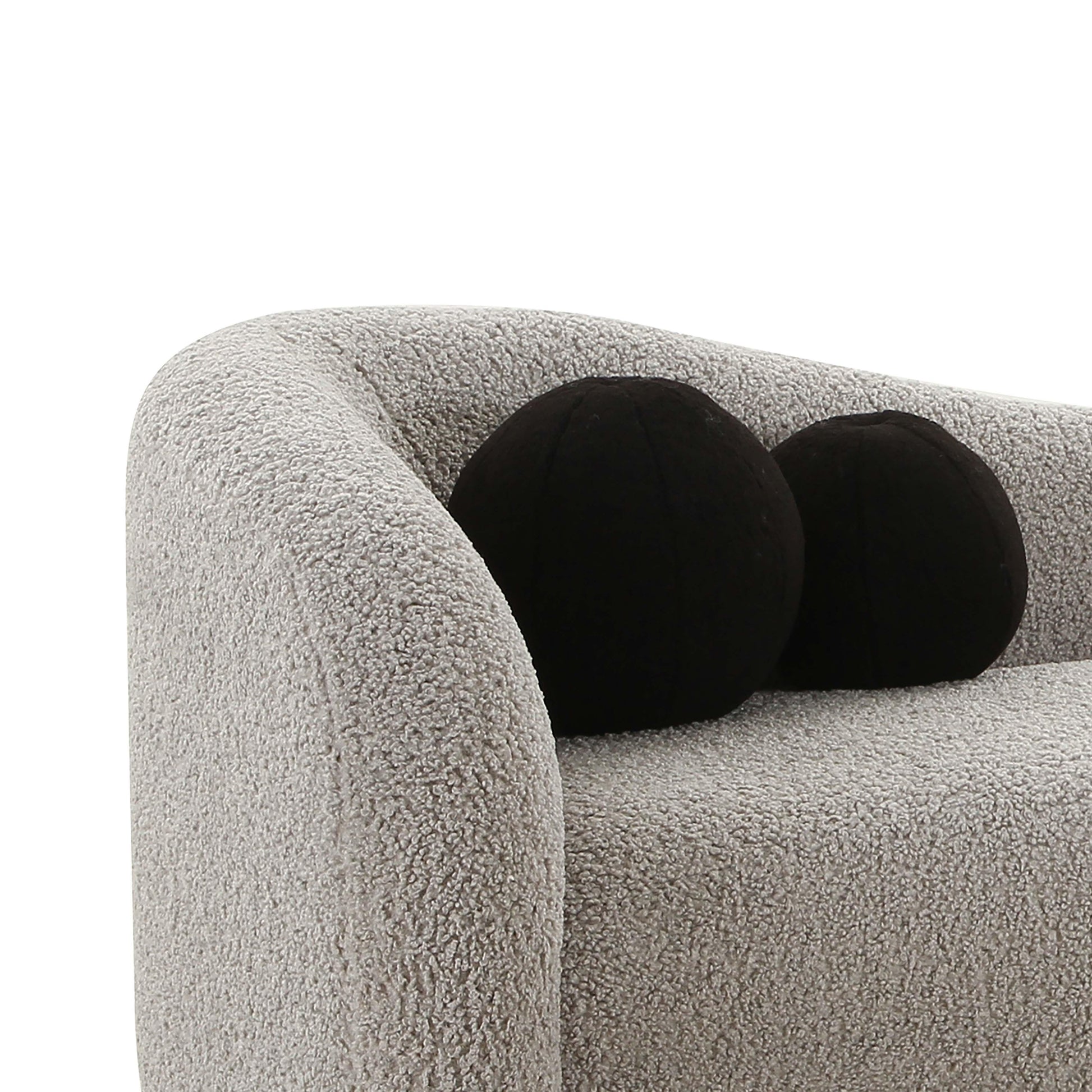 Leonie 102.5" Faux Shearling Sofa