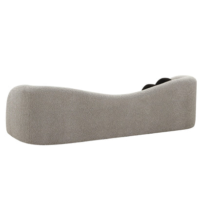 Leonie 102.5" Faux Shearling Sofa
