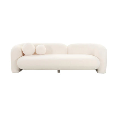 Amelie 91" Faux Fur Sofa