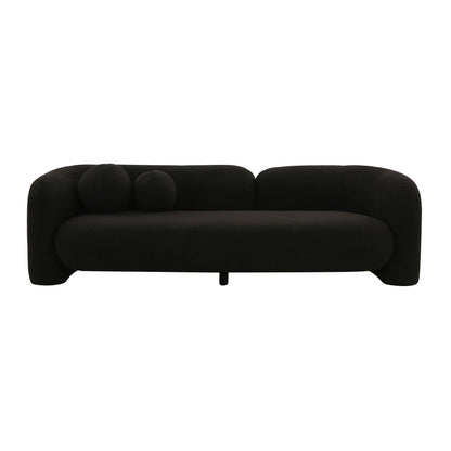 Amelie 91" Contract-Grade Faux Fur Sofa